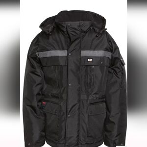 Caterpillar NWOT Workwear Redefined Men's Black Insulated Work Jacket Large